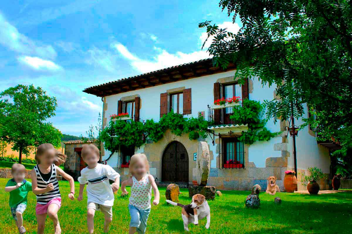 Casa rural con mascotas, Mertxenea